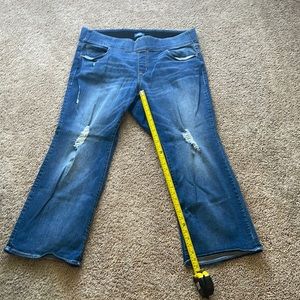 Old Navy Rockstar Bootcut Distressed Pull-on Jeans 26w